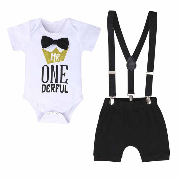 Baby Boys One Year Birthday Outfit
