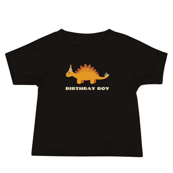 Birthday Boy Dino - Baby Jersey Short Sleeve Tee