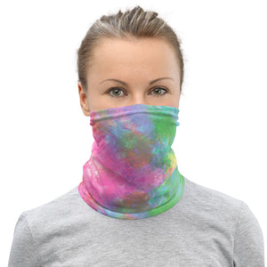 Tie Dye Print Face Mask - Neck Gaiter